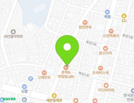 20 Baekseong 1-gil, Anseong-si, Gyeonggi-do, Republic of Korea Map