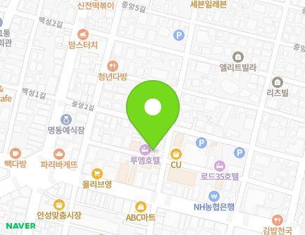17 Jungang 1-gil, Anseong-si, Gyeonggi-do, Republic of Korea Map