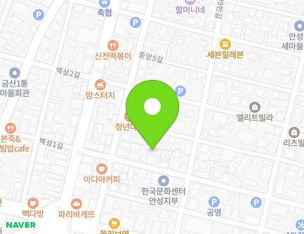 23 Jungang 2-gil, Anseong-si, Gyeonggi-do, Republic of Korea Map