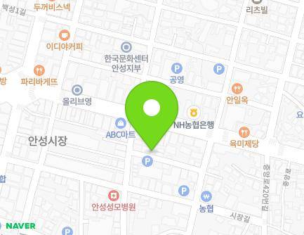 9-7 Jungang-ro 400beon-gil, Anseong-si, Gyeonggi-do, Republic of Korea Map