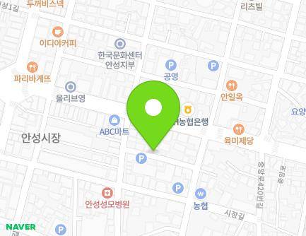 9-9 Jungang-ro 400beon-gil, Anseong-si, Gyeonggi-do, Republic of Korea Map