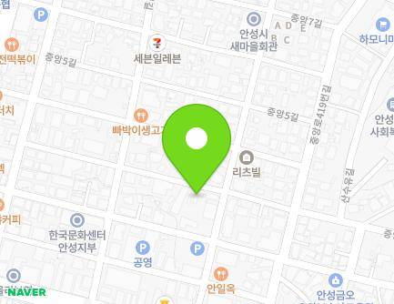 38 Jungang 3-gil, Anseong-si, Gyeonggi-do, Republic of Korea Map