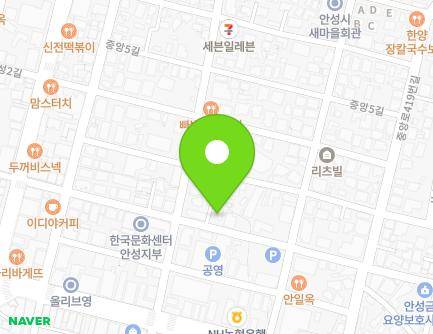 39 Jungang 2-gil, Anseong-si, Gyeonggi-do, Republic of Korea Map