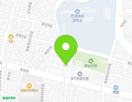 9 Jungang-ro 439beon-gil, Anseong-si, Gyeonggi-do, Republic of Korea Map