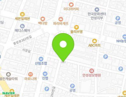 38 Sijang-gil, Anseong-si, Gyeonggi-do, Republic of Korea Map