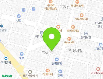 17 Sijang-gil, Anseong-si, Gyeonggi-do, Republic of Korea Map