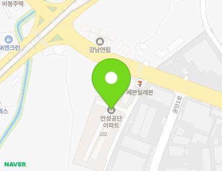 107-10 Gongdan-ro, Anseong-si, Gyeonggi-do, Republic of Korea Map