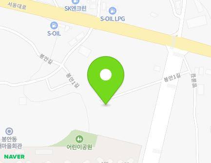 11-2 Bongan 1-gil, Anseong-si, Gyeonggi-do, Republic of Korea Map