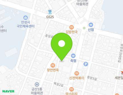 56 Jungang-ro 379beon-gil, Anseong-si, Gyeonggi-do, Republic of Korea Map