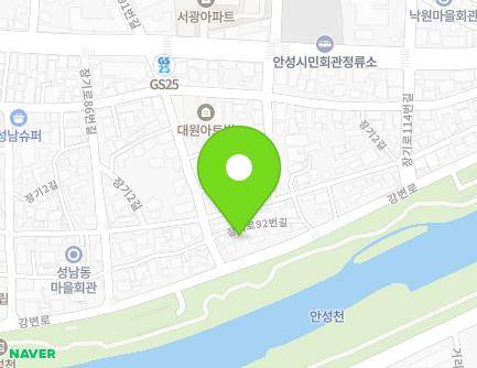 105 Gangbyeon-ro, Anseong-si, Gyeonggi-do, Republic of Korea Map