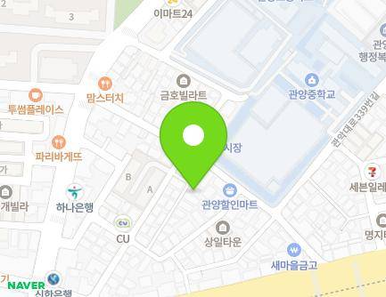 43-5 Gwanpyeong-ro 336beon-gil, Dongan-gu, Anyang-si, Gyeonggi-do, Republic of Korea Map