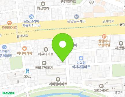 18 Gwanak-daero 404beon-gil, Dongan-gu, Anyang-si, Gyeonggi-do, Republic of Korea Map
