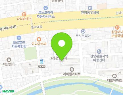 24 Gwanak-daero 404beon-gil, Dongan-gu, Anyang-si, Gyeonggi-do, Republic of Korea Map