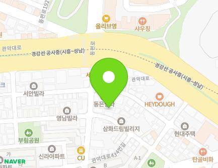 19-3 Gwanak-daero 434beon-gil, Dongan-gu, Anyang-si, Gyeonggi-do, Republic of Korea Map