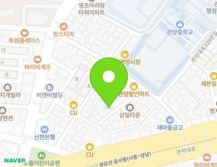 61-15 Gwanpyeong-ro 336beon-gil, Dongan-gu, Anyang-si, Gyeonggi-do, Republic of Korea Map