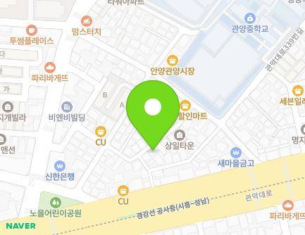 61-14 Gwanpyeong-ro 336beon-gil, Dongan-gu, Anyang-si, Gyeonggi-do, Republic of Korea Map