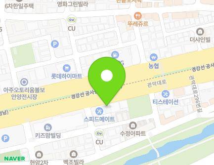 278 Gwanak-daero, Dongan-gu, Anyang-si, Gyeonggi-do, Republic of Korea Map