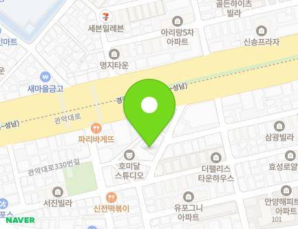 16 Gwanak-daero 356beon-gil, Dongan-gu, Anyang-si, Gyeonggi-do, Republic of Korea Map