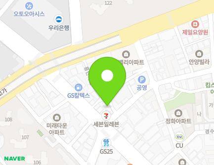 56 Gyeongsu-daero 519beon-gil, Dongan-gu, Anyang-si, Gyeonggi-do, Republic of Korea Map