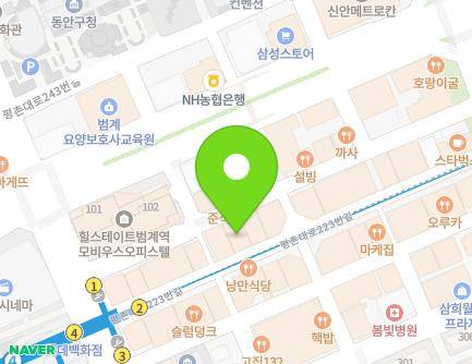 48 Pyeongchon-daero 223beon-gil, Dongan-gu, Anyang-si, Gyeonggi-do, Republic of Korea Map