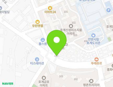 81 Gwiin-ro, Dongan-gu, Anyang-si, Gyeonggi-do, Republic of Korea Map