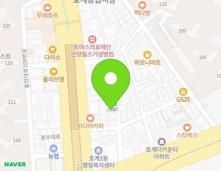 19 Heungan-daero 125beon-gil, Dongan-gu, Anyang-si, Gyeonggi-do, Republic of Korea Map