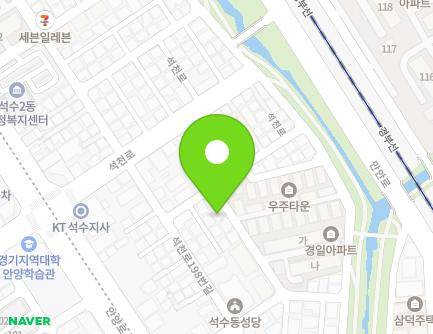 25-19 Anyang-ro 468beon-gil, Manan-gu, Anyang-si, Gyeonggi-do, Republic of Korea Map