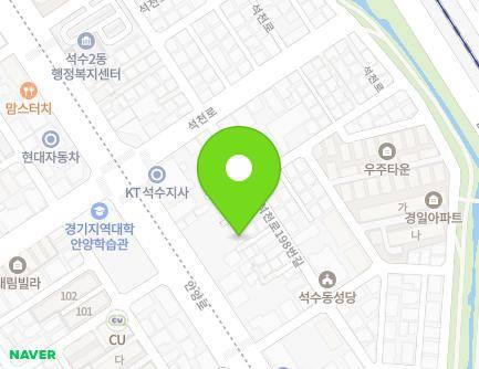 20-2 Seokcheon-ro 198beon-gil, Manan-gu, Anyang-si, Gyeonggi-do, Republic of Korea Map