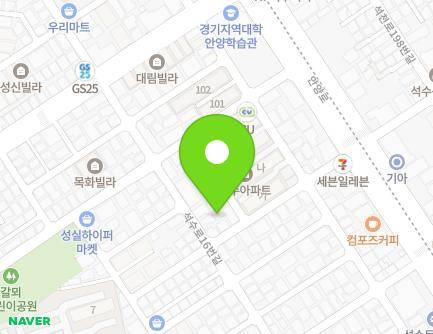 24-3 Anyang-ro 467beon-gil, Manan-gu, Anyang-si, Gyeonggi-do, Republic of Korea Map