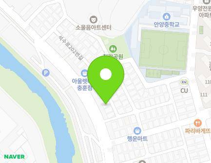 6-14 Seoksu-ro 202beon-gil, Manan-gu, Anyang-si, Gyeonggi-do, Republic of Korea Map