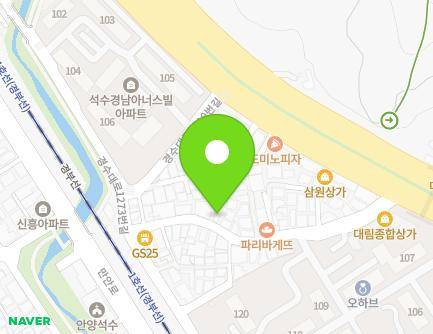 36 Gyeongsu-daero 1201beon-gil, Manan-gu, Anyang-si, Gyeonggi-do, Republic of Korea Map