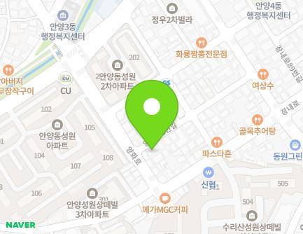 4 Yanghwa-ro 6beon-gil, Manan-gu, Anyang-si, Gyeonggi-do, Republic of Korea Map