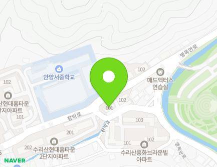 15 Changbak-ro, Manan-gu, Anyang-si, Gyeonggi-do, Republic of Korea Map