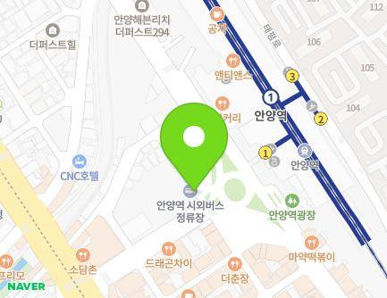 23-2 Manan-ro 223beon-gil, Manan-gu, Anyang-si, Gyeonggi-do, Republic of Korea Map