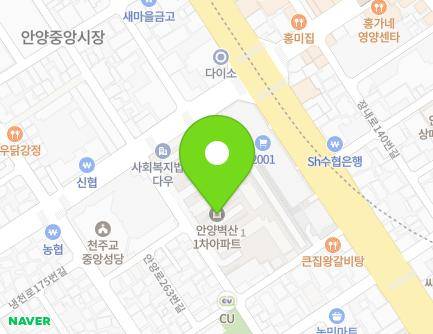 11 Jangnae-ro 120beon-gil, Manan-gu, Anyang-si, Gyeonggi-do, Republic of Korea Map