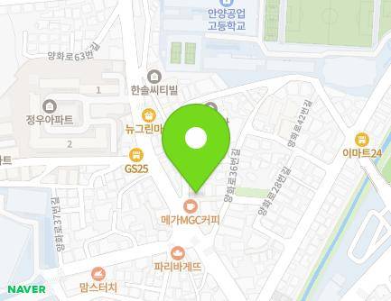 4 Yanghwa-ro 42beon-gil, Manan-gu, Anyang-si, Gyeonggi-do, Republic of Korea Map