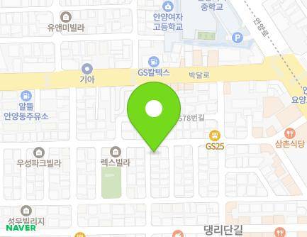 43 Anyang-ro 343beon-gil, Manan-gu, Anyang-si, Gyeonggi-do, Republic of Korea Map
