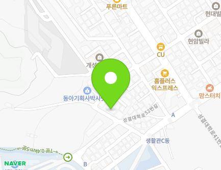 16 Sungkyuldaehak-ro 52beon-gil, Manan-gu, Anyang-si, Gyeonggi-do, Republic of Korea Map