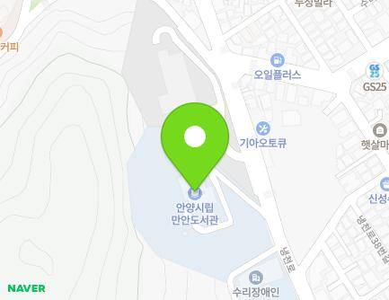 51 Naengcheon-ro, Manan-gu, Anyang-si, Gyeonggi-do, Republic of Korea Map