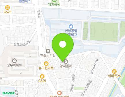 24 Yanghwa-ro 42beon-gil, Manan-gu, Anyang-si, Gyeonggi-do, Republic of Korea Map