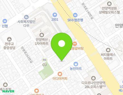 16 Anyang-ro 257beon-gil, Manan-gu, Anyang-si, Gyeonggi-do, Republic of Korea Map