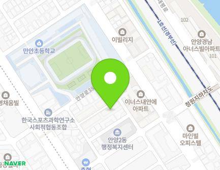 38 Anyang-ro 384beon-gil, Manan-gu, Anyang-si, Gyeonggi-do, Republic of Korea Map