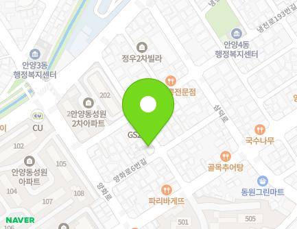 13 Jangnae-ro 75beon-gil, Manan-gu, Anyang-si, Gyeonggi-do, Republic of Korea Map