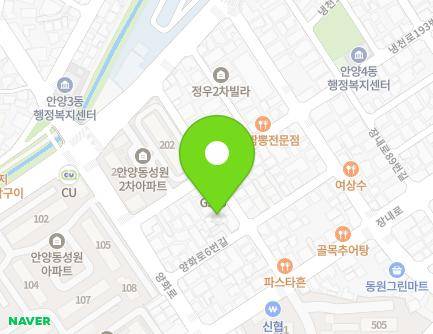 13-1 Yanghwa-ro 6beon-gil, Manan-gu, Anyang-si, Gyeonggi-do, Republic of Korea Map