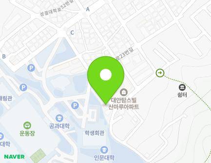 34 Seonggyeoldaehak-ro 51beon-gil, Manan-gu, Anyang-si, Gyeonggi-do, Republic of Korea Map