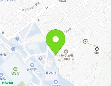 32 Seonggyeoldaehak-ro 51beon-gil, Manan-gu, Anyang-si, Gyeonggi-do, Republic of Korea Map
