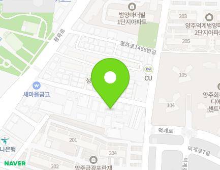 30 Pyeonghwa-ro 1454beon-gil, Yangju-si, Gyeonggi-do, Republic of Korea Map