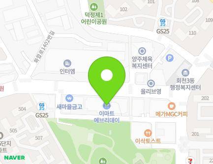 126 Hoejeong-ro, Yangju-si, Gyeonggi-do, Republic of Korea Map
