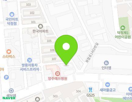 7 Hoejeong-ro 109beon-gil, Yangju-si, Gyeonggi-do, Republic of Korea Map