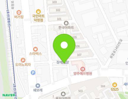 7-17 Hoejeong-ro 109beon-gil, Yangju-si, Gyeonggi-do, Republic of Korea Map